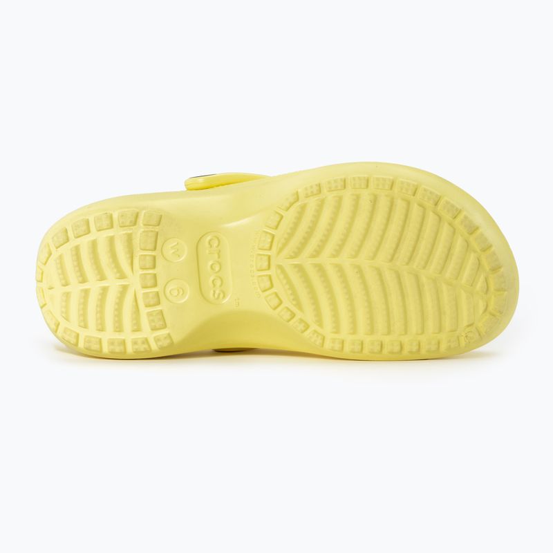 Women's Crocs Classic Platform Clog banana slides 5