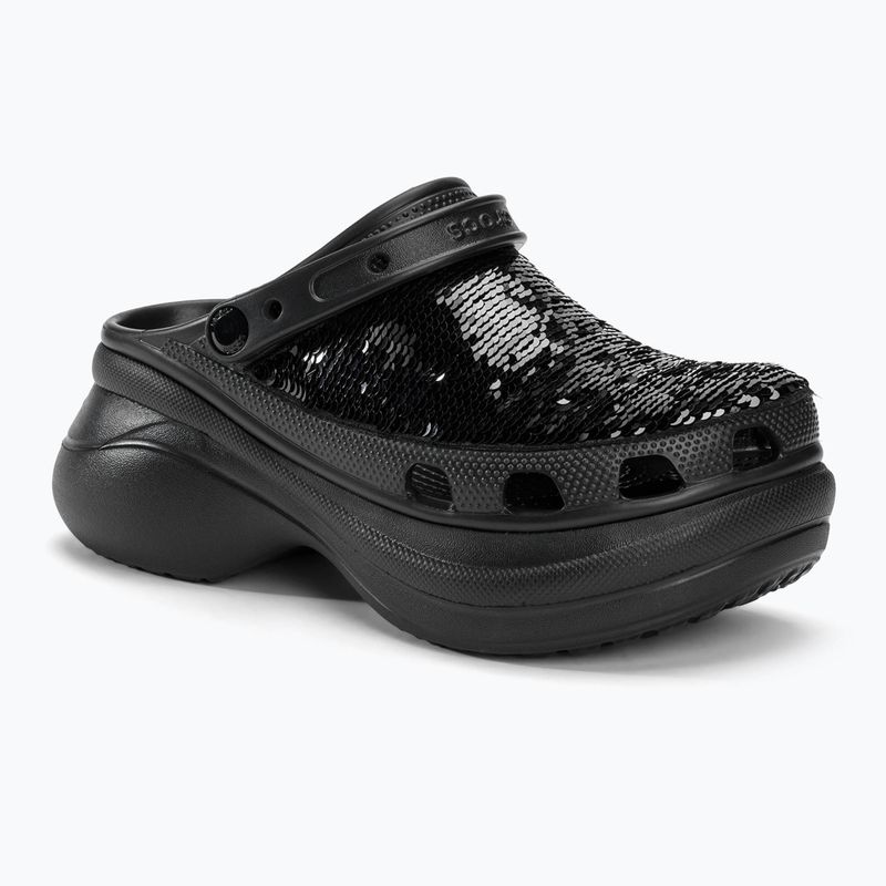 Crocs Classic Bae Sequin black/multi women's slides
