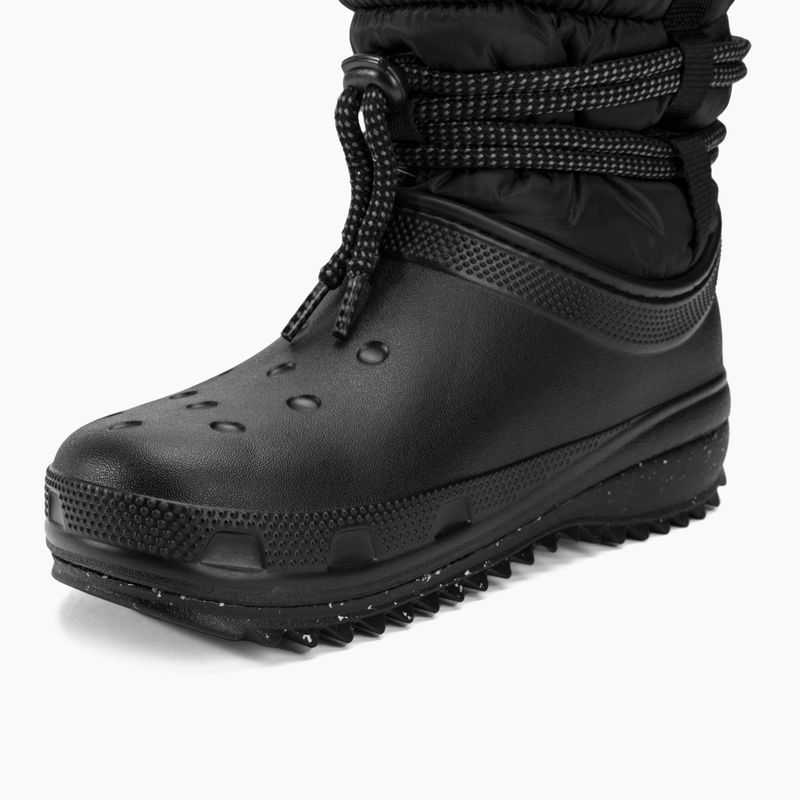 Crocs Classic Neo Puff Luxe women's snow boots black 7