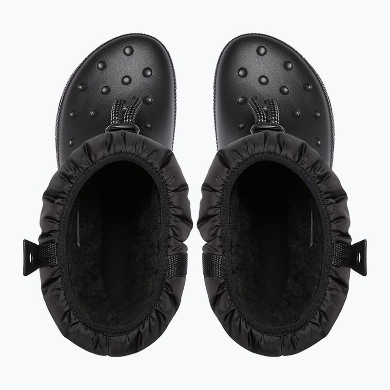 Crocs Classic Neo Puff Luxe women's snow boots black 11