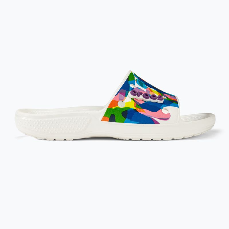 Crocs Classic Crocs Bubble Block Slide white/multi slides 2