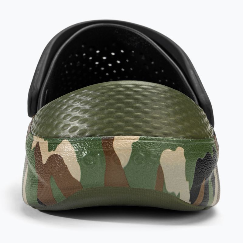 Crocs LiteRide Printed Camo Clog black/multi slides 7
