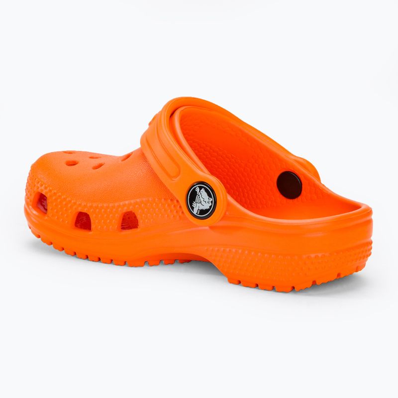 Crocs Classic Clog T orange zing children's slides 4