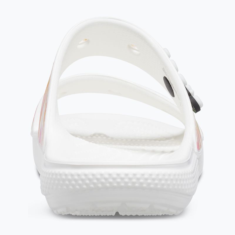 Crocs Classic Crocs Tie-Dye Graphic Sandal white 207283-928 flip-flops 10