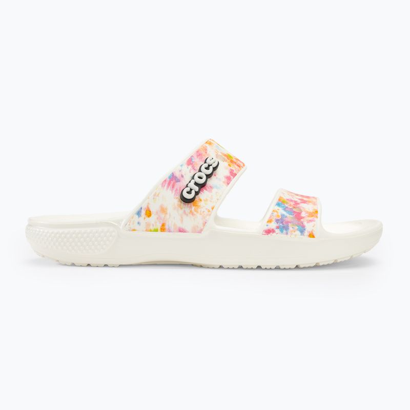 Crocs Classic Crocs Tie-Dye Graphic Sandal white 207283-928 flip-flops 2