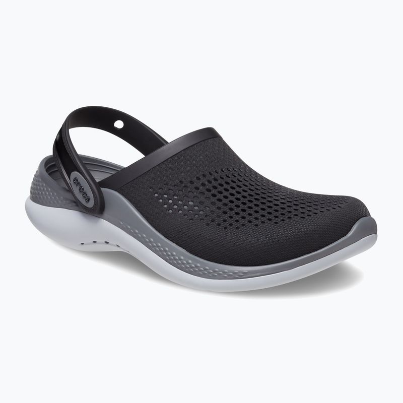 Crocs LiteRide 360 Clog slides black/slate grey 9