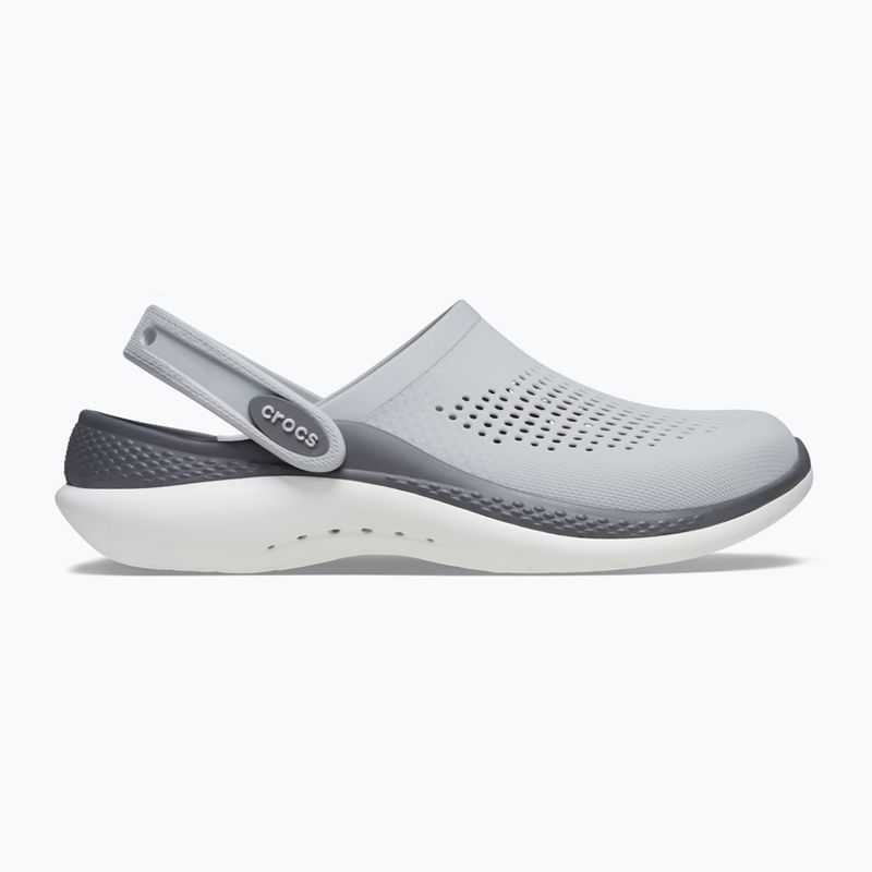 Slides Crocs LiteRide 360 Clog light grey/slate grey 2