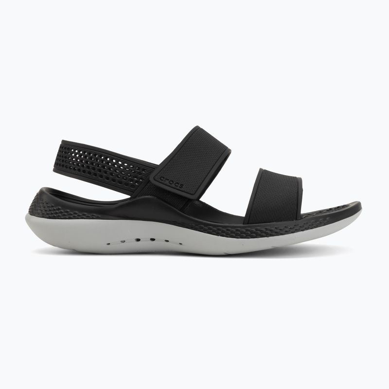 Women's sandals Crocs Literide 360 black/light grey 2