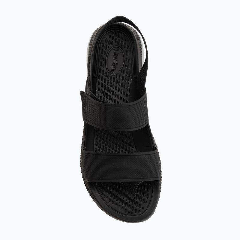 Women's sandals Crocs Literide 360 black/light grey 5