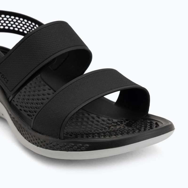 Women's sandals Crocs Literide 360 black/light grey 7