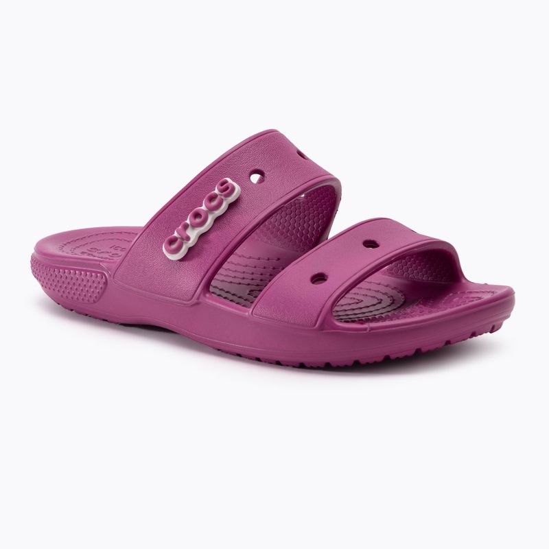 Women's Crocs Classic Sandal fuschia fun slides