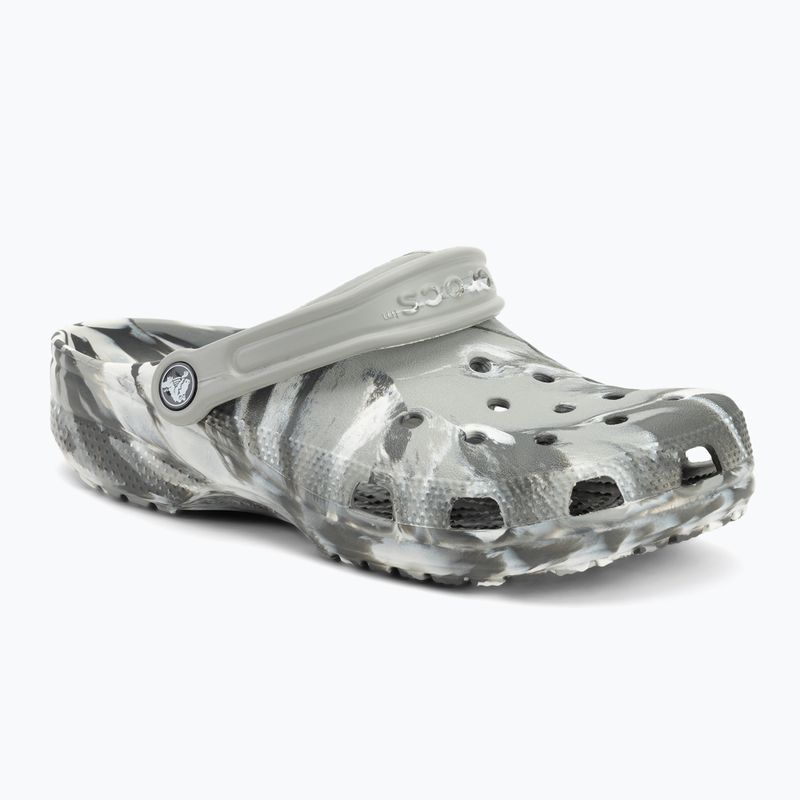 Crocs Classic Marbled Clog flip-flops light grey/multi