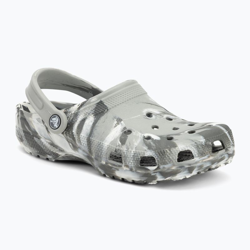 Crocs Classic Marbled Clog flip-flops light grey/multi 2