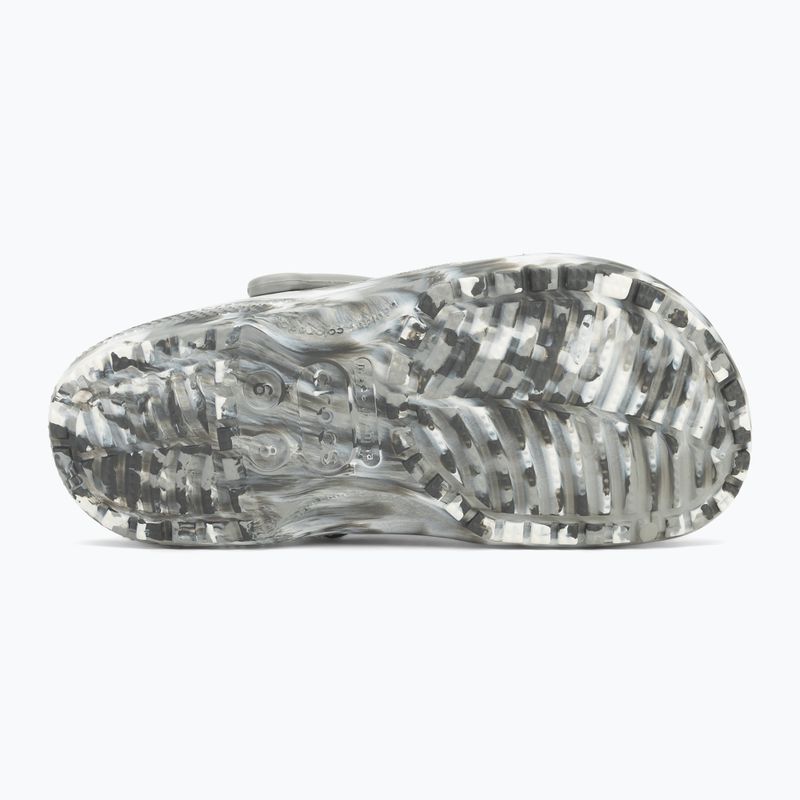 Crocs Classic Marbled Clog flip-flops light grey/multi 5