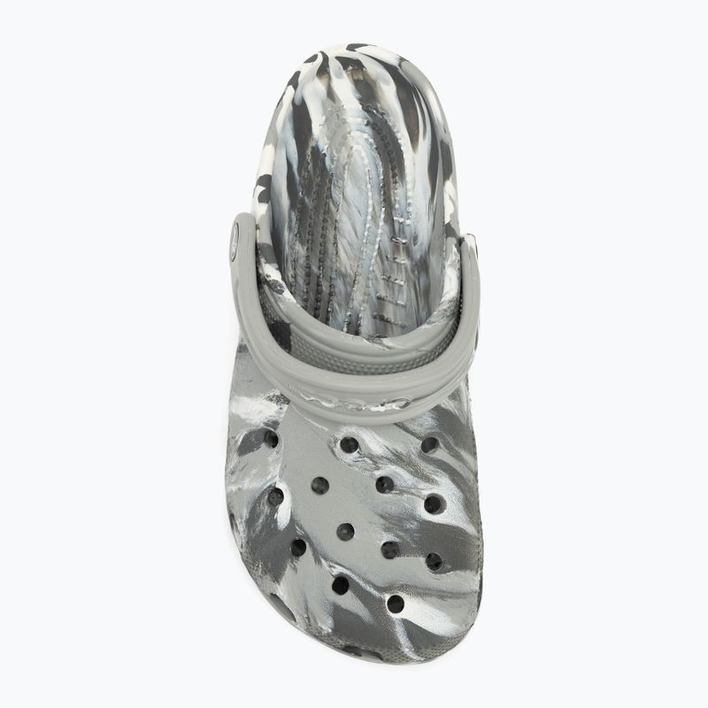 Crocs Classic Marbled Clog flip-flops light grey/multi 6