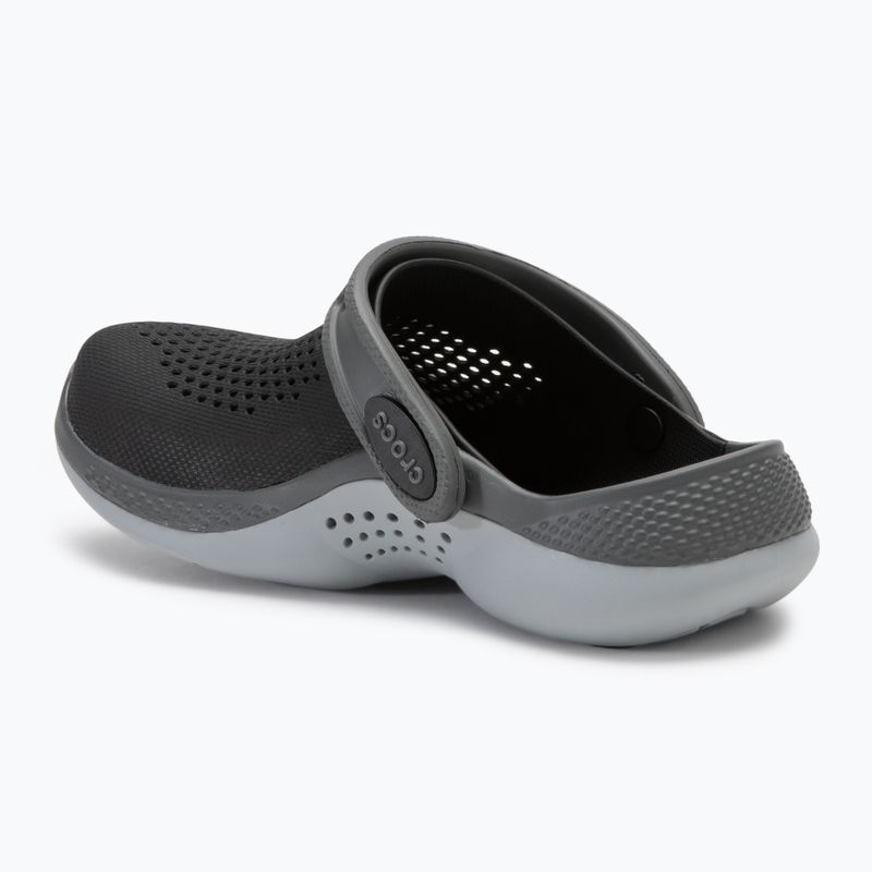 Crocs LiteRide 360 Clog Kids slides black/slate grey 4