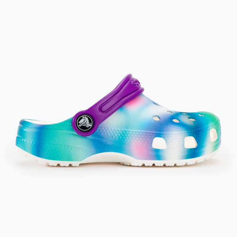 Crocs Classic Solarized Clog white/multi children's slides 3