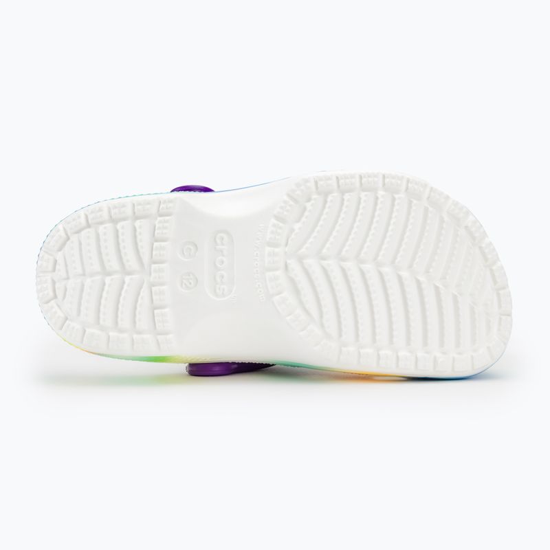 Crocs Classic Solarized Clog white/multi children's slides 5