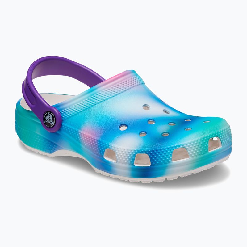 Crocs Classic Solarized Clog white/multi children's slides 9