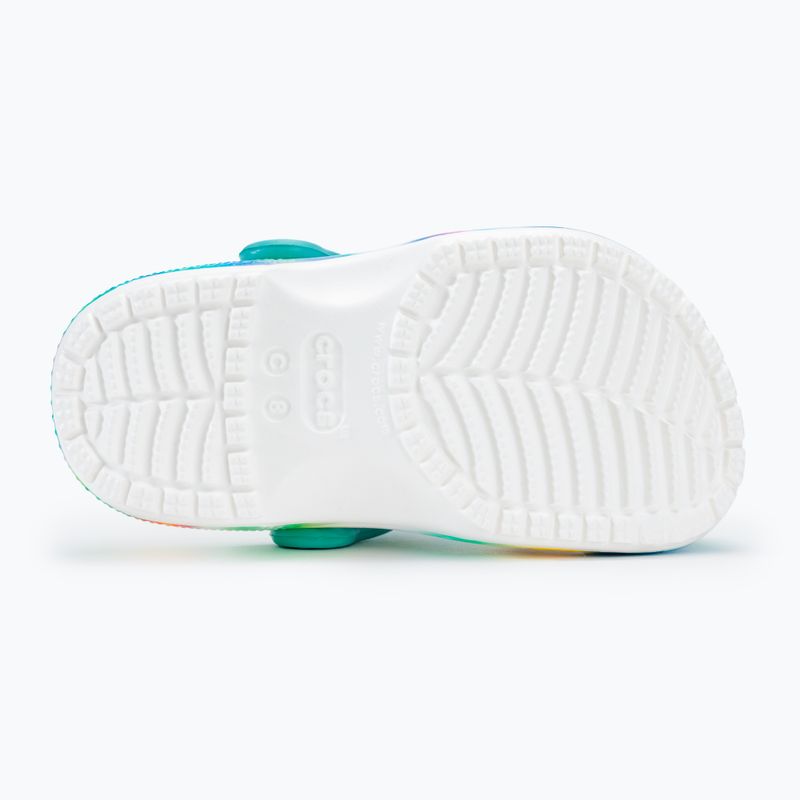 Crocs Classic Solarized Clog white/multi children's slides 5