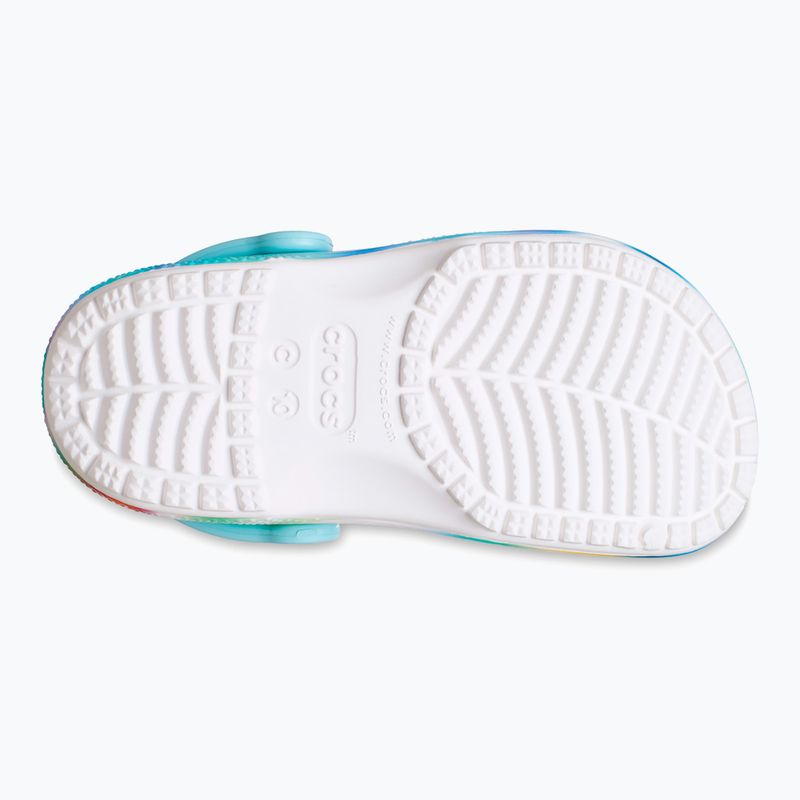 Crocs Classic Solarized Clog white/multi children's slides 13