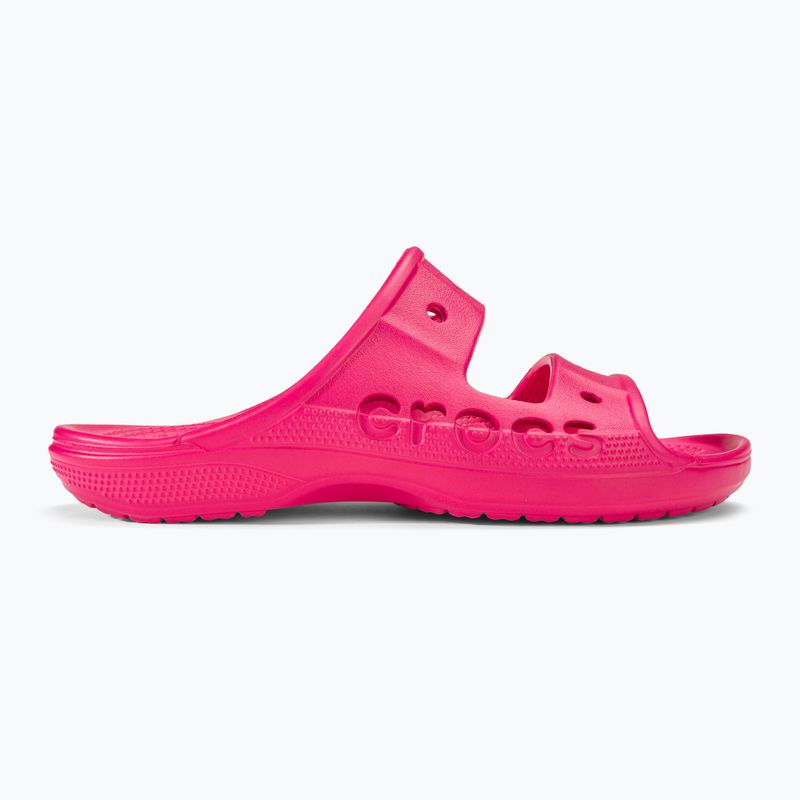 Women's slides Crocs Baya Sandal electric pink 2