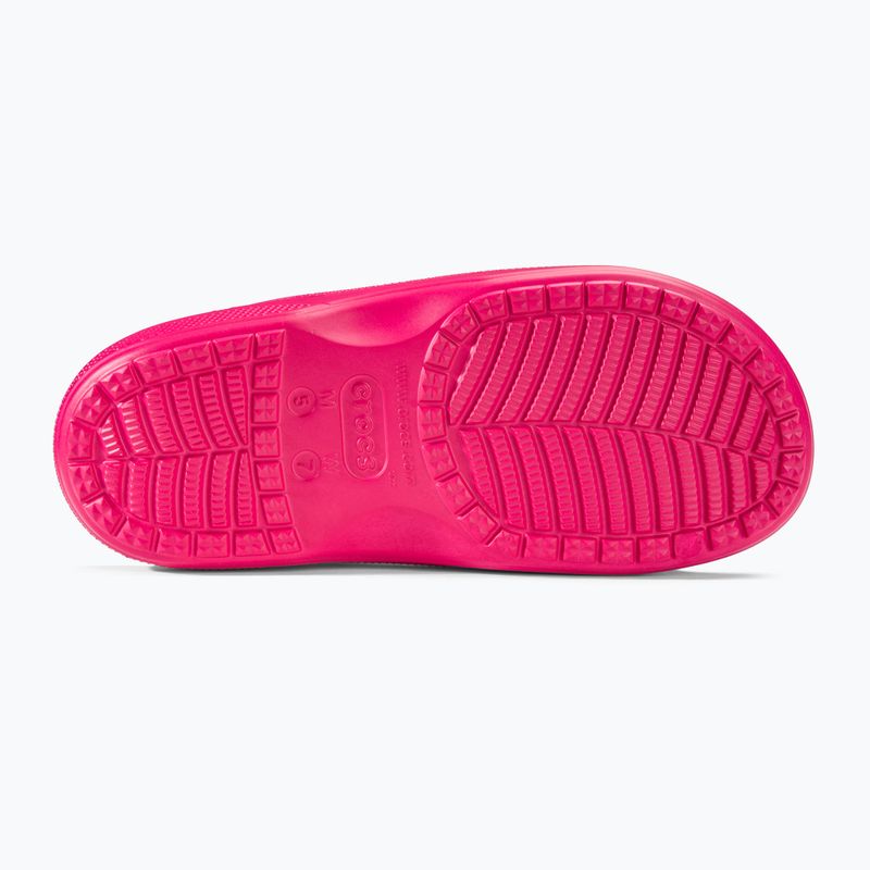 Women's slides Crocs Baya Sandal electric pink 4