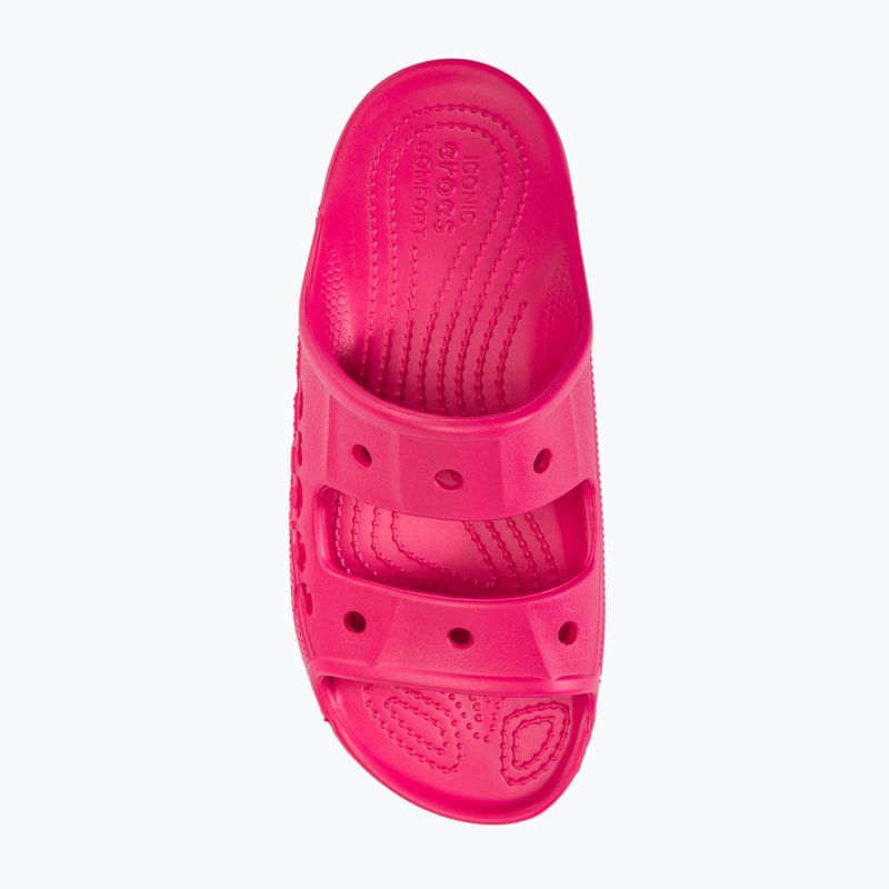 Women's slides Crocs Baya Sandal electric pink 5