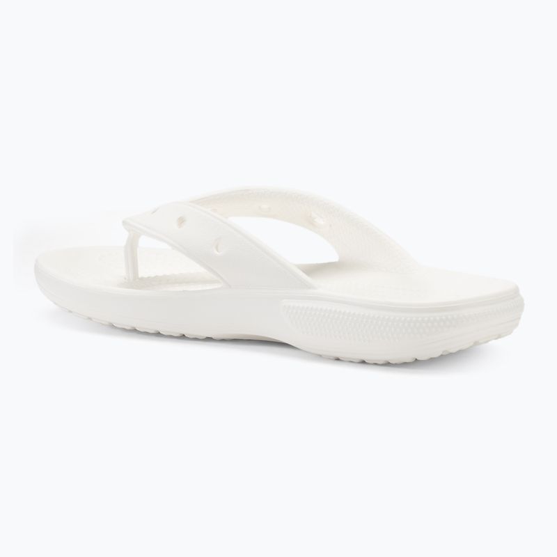 Men's Crocs Classic Flip white flip flops 3