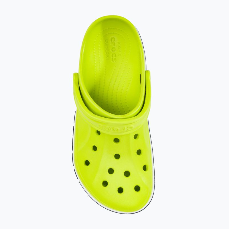 Crocs Bayaband Clog lime punch/navy slides 6