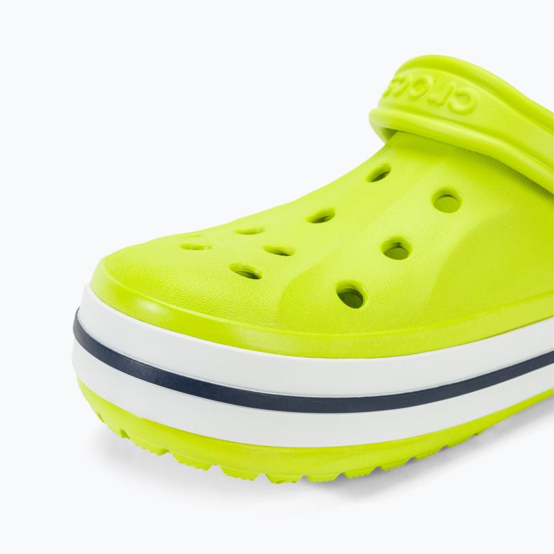 Crocs Bayaband Clog lime punch/navy slides 8