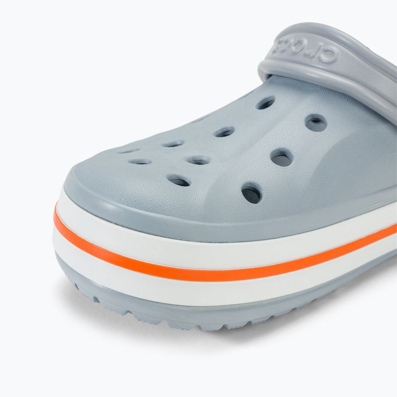 Crocs Bayaband Clog slides blue grey/orange 8