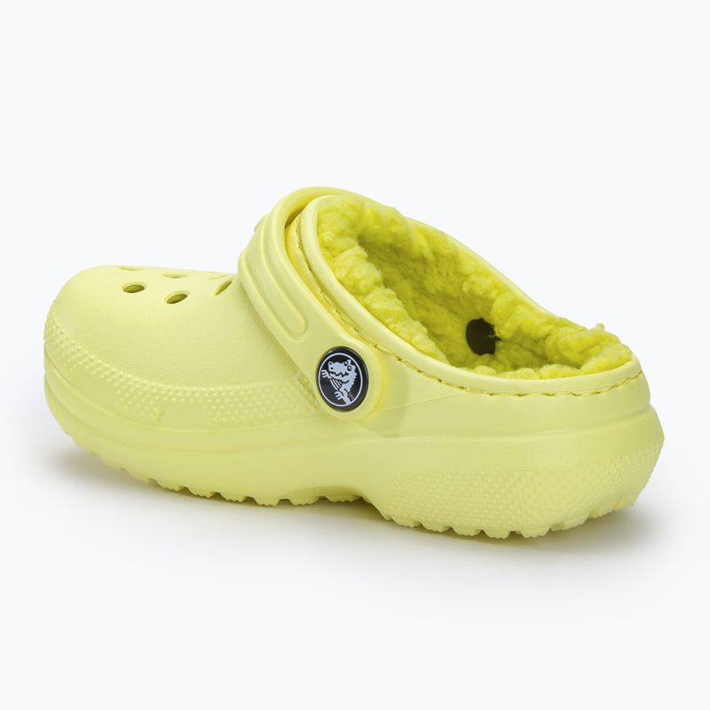 Crocs Classic Lined sulphur children's slides 4