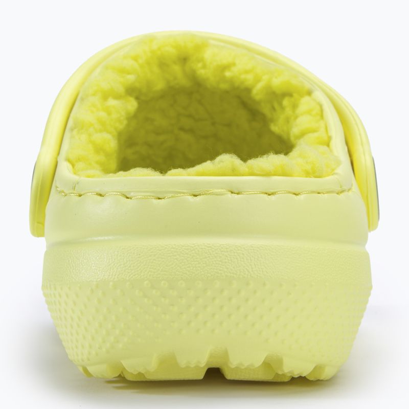 Crocs Classic Lined sulphur children's slides 7