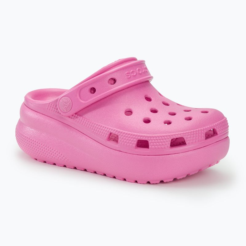 Crocs Cutie Crush children's slides taffy pink