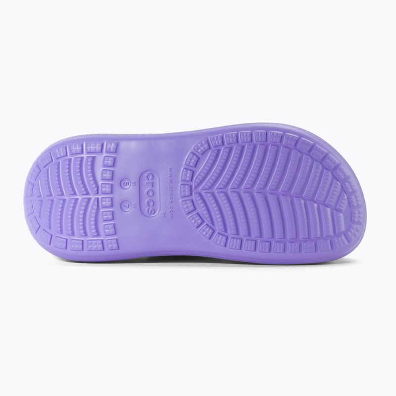 Crocs Classic Crush Clog digital violet slides 5