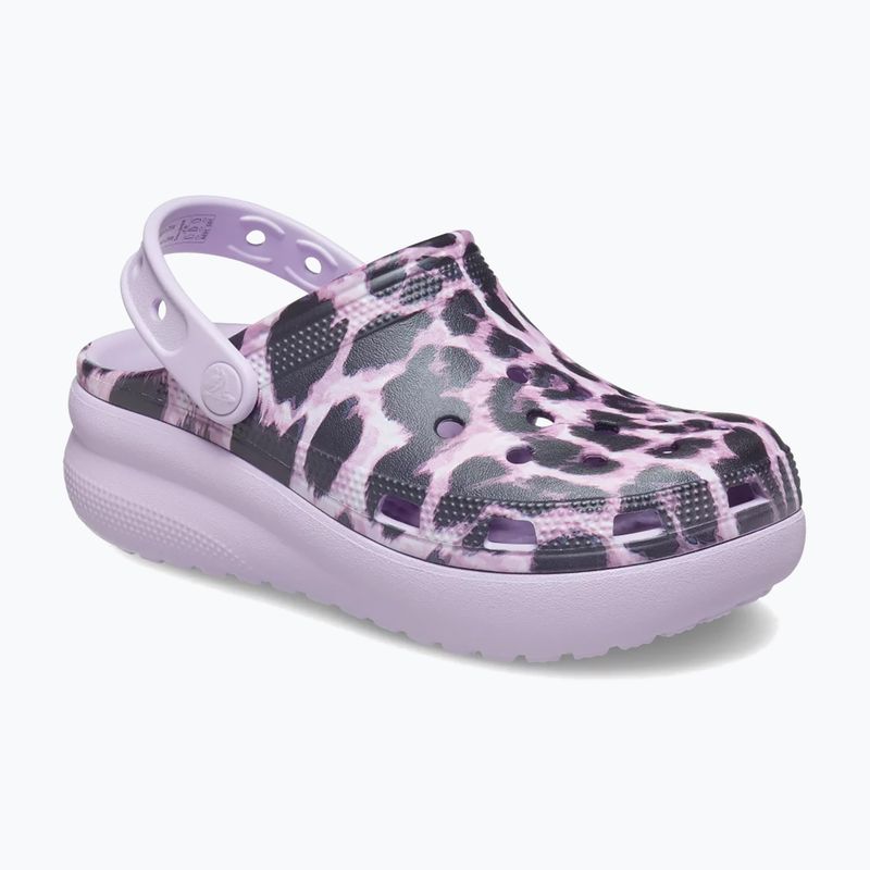 Crocs Cls Animal Cutie Clog Kids leopard flip flops 9