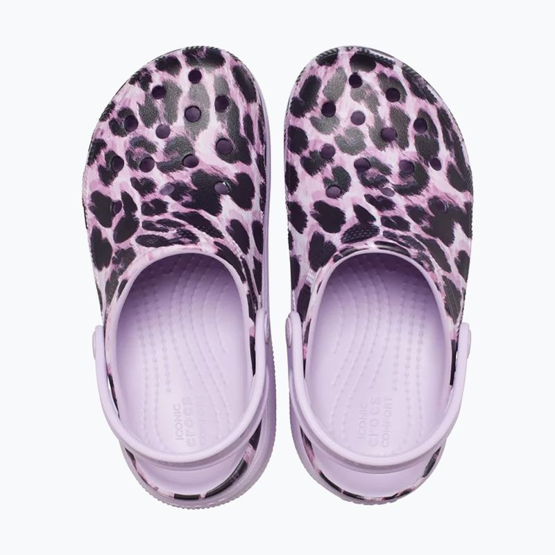 Crocs Cls Animal Cutie Clog Kids leopard flip flops 13