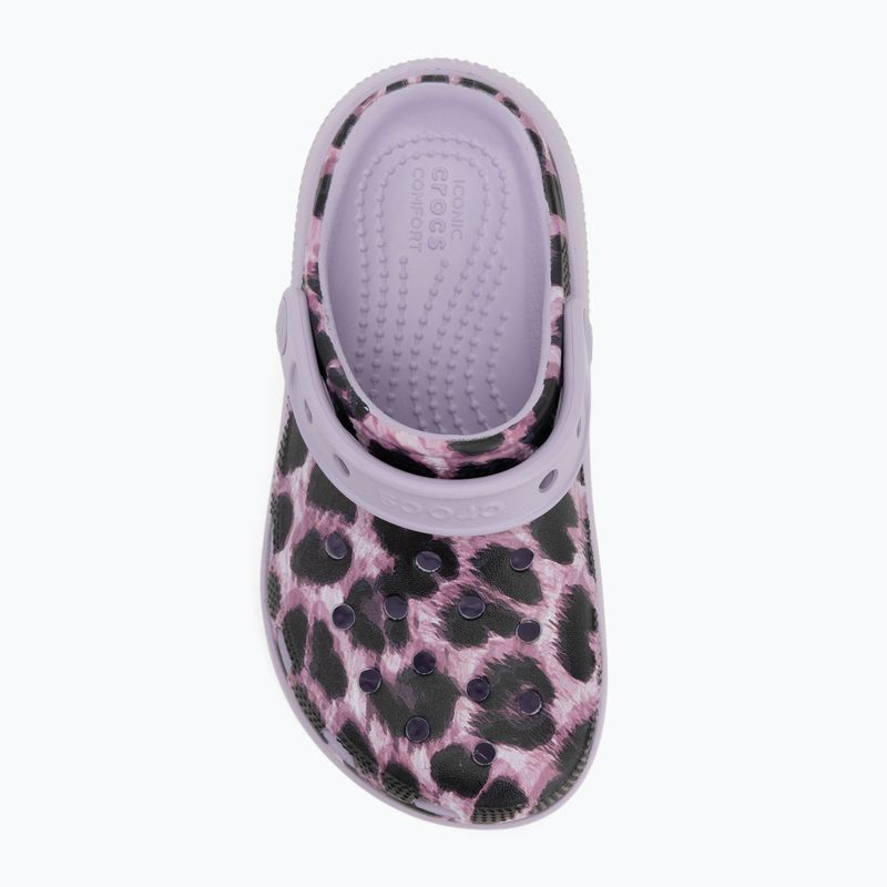 Crocs Cls Animal Cutie Clog Kids leopard flip flops 6