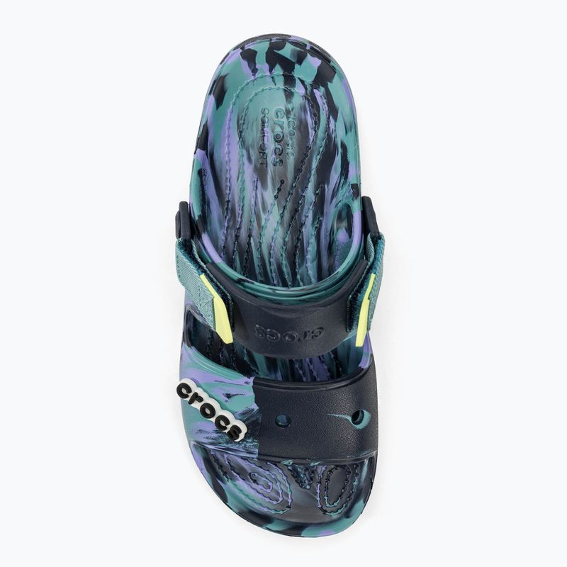 Crocs All Terrain Marbled navy/multi sandals 6
