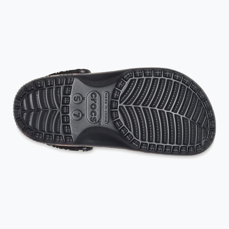 Crocs Classic Animal Remix black/multi animal slides 13