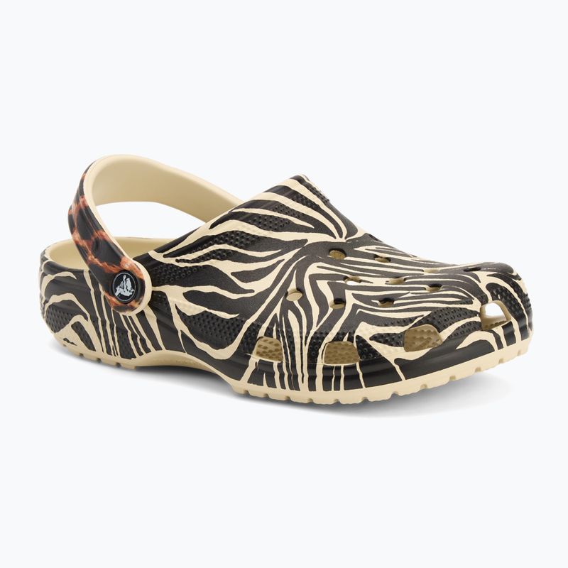 Crocs Classic Animal Remix bone/multi animal flip-flops 2