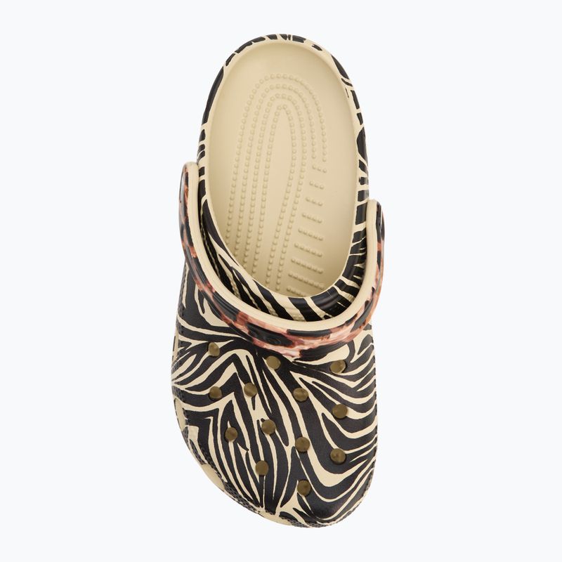Crocs Classic Animal Remix bone/multi animal flip-flops 6