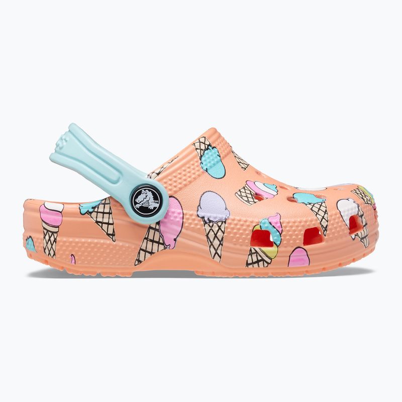 Children's Crocs Classic Pool Party Clog T orange 207846-83E flip flops 12