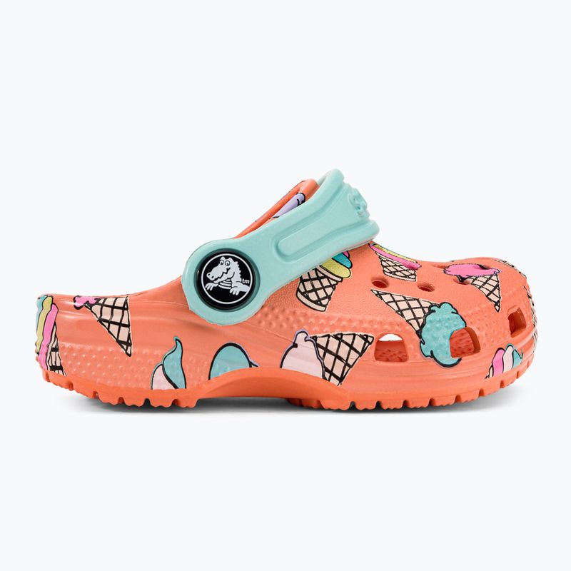 Children's Crocs Classic Pool Party Clog T orange 207846-83E flip flops 3