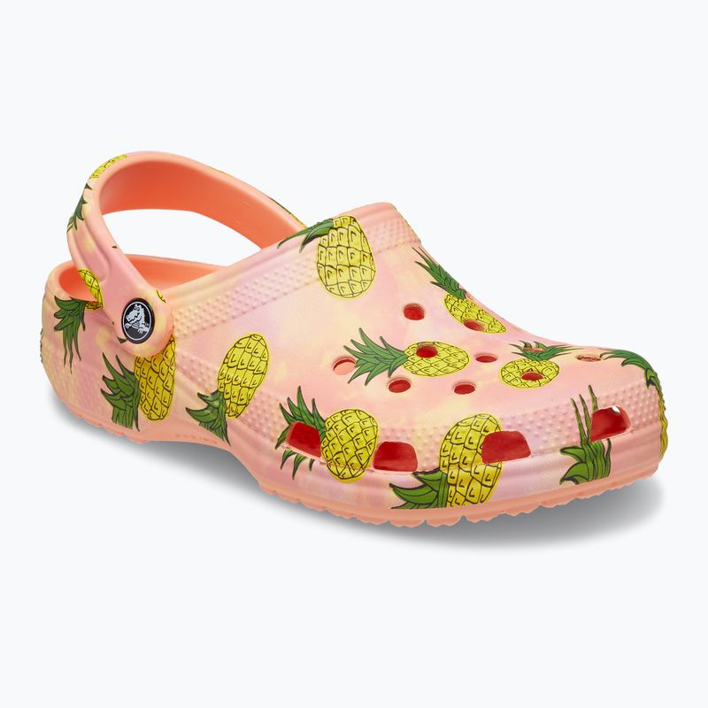 Crocs Classic Retro Resort Clog orange 207849-83F flip flops 11