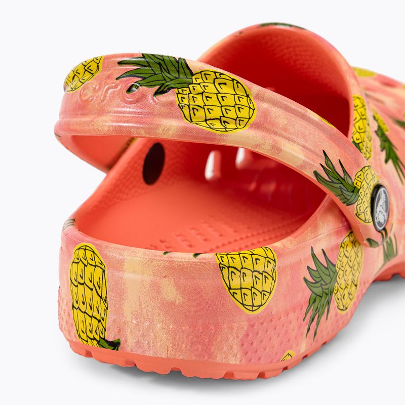 Crocs Classic Retro Resort Clog orange 207849-83F flip flops 10