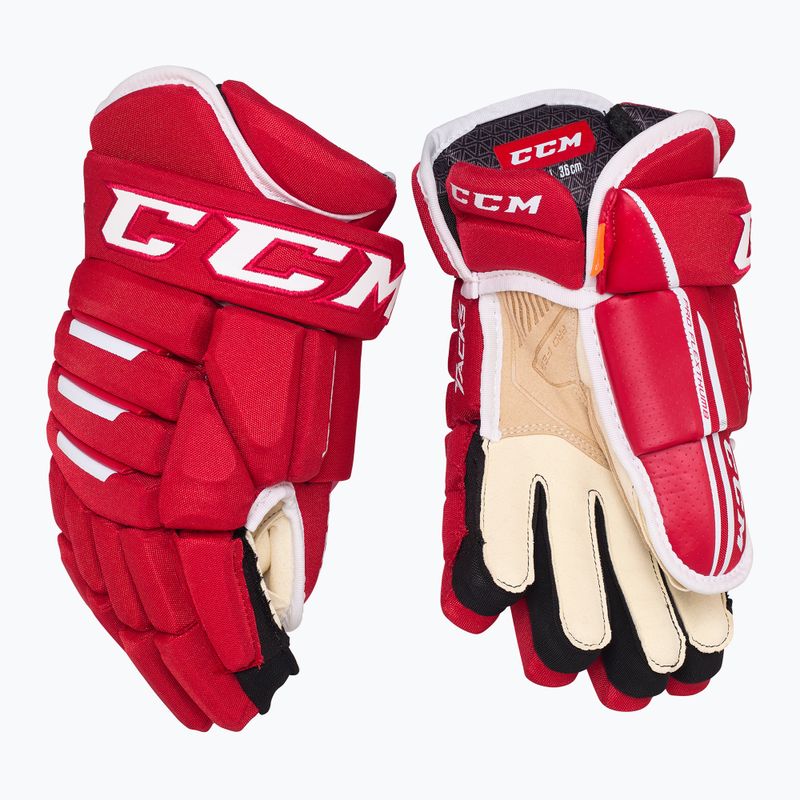 CCM Tacks 4R Pro2 SR hockey gloves red 2