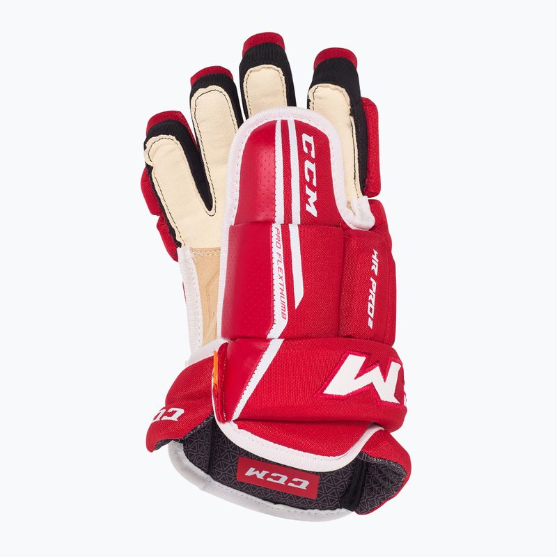 CCM Tacks 4R Pro2 SR hockey gloves red 3