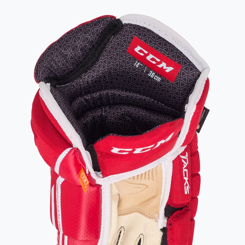 CCM Tacks 4R Pro2 SR hockey gloves red 4